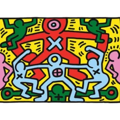 - Puzzle Arte Moderno Keith Haring 1000 Piezas ㅤ*CLEMENTONI