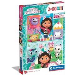 New - Puzzle Dúo Gabby's Dollhouse 2x60 piezas ㅤ Juegos Y Puzzles