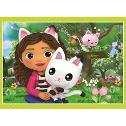 - Puzzle infantil 4 en 1: Casa de Muñecas de Gabby, 12-24 piezas, tamaño único ㅤ*CLEMENTONI Online