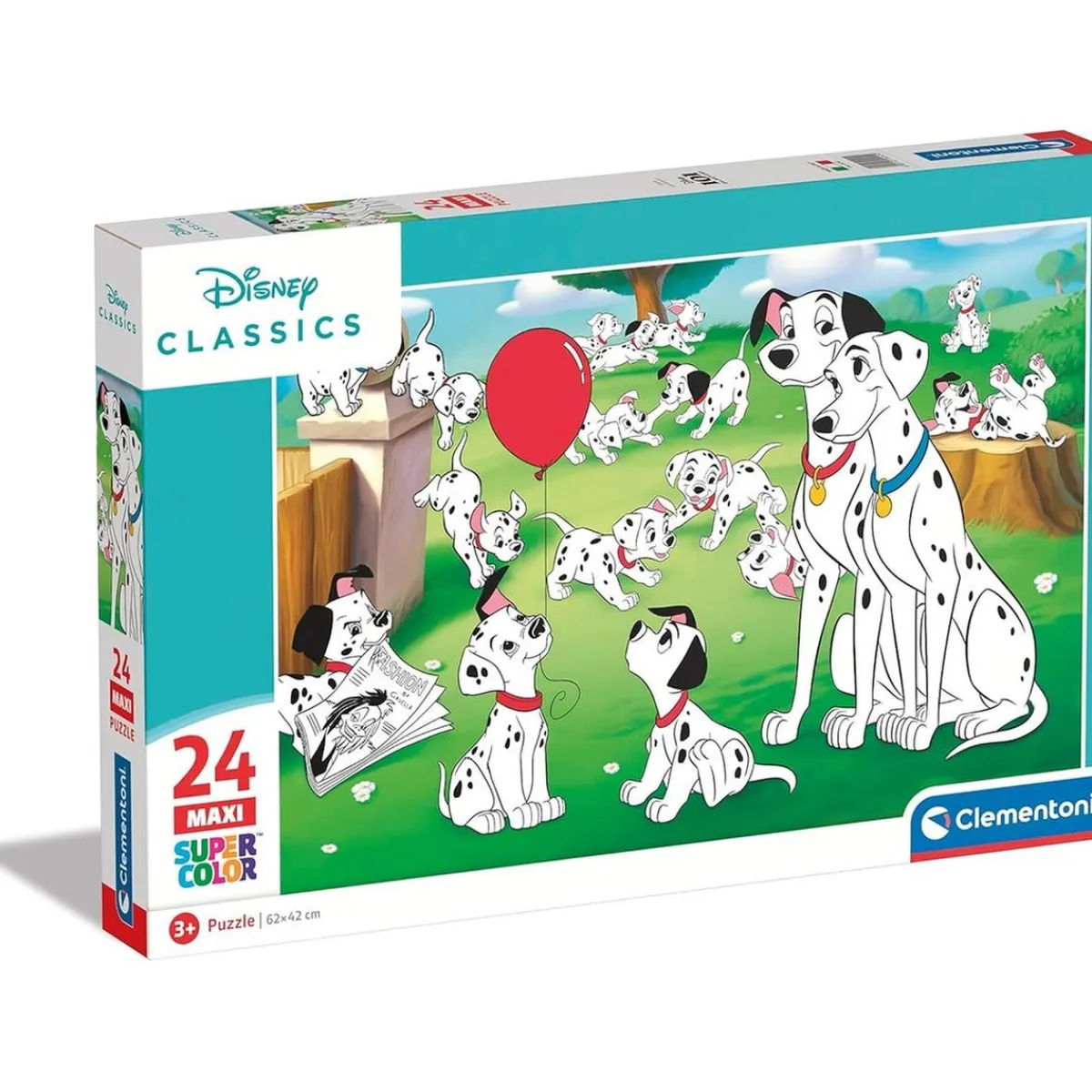 - Puzzle infantil 24 piezas maxi Dálmatas 101 ㅤ*CLEMENTONI