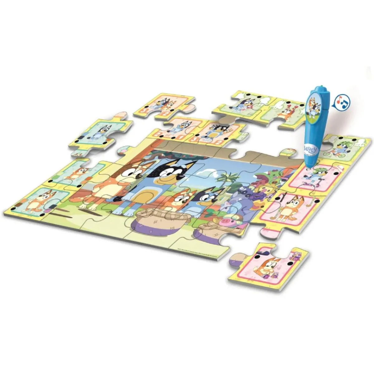 Clementoni - Puzzle Interactivo de Suelo 24 piezas -*BLUEY Discount