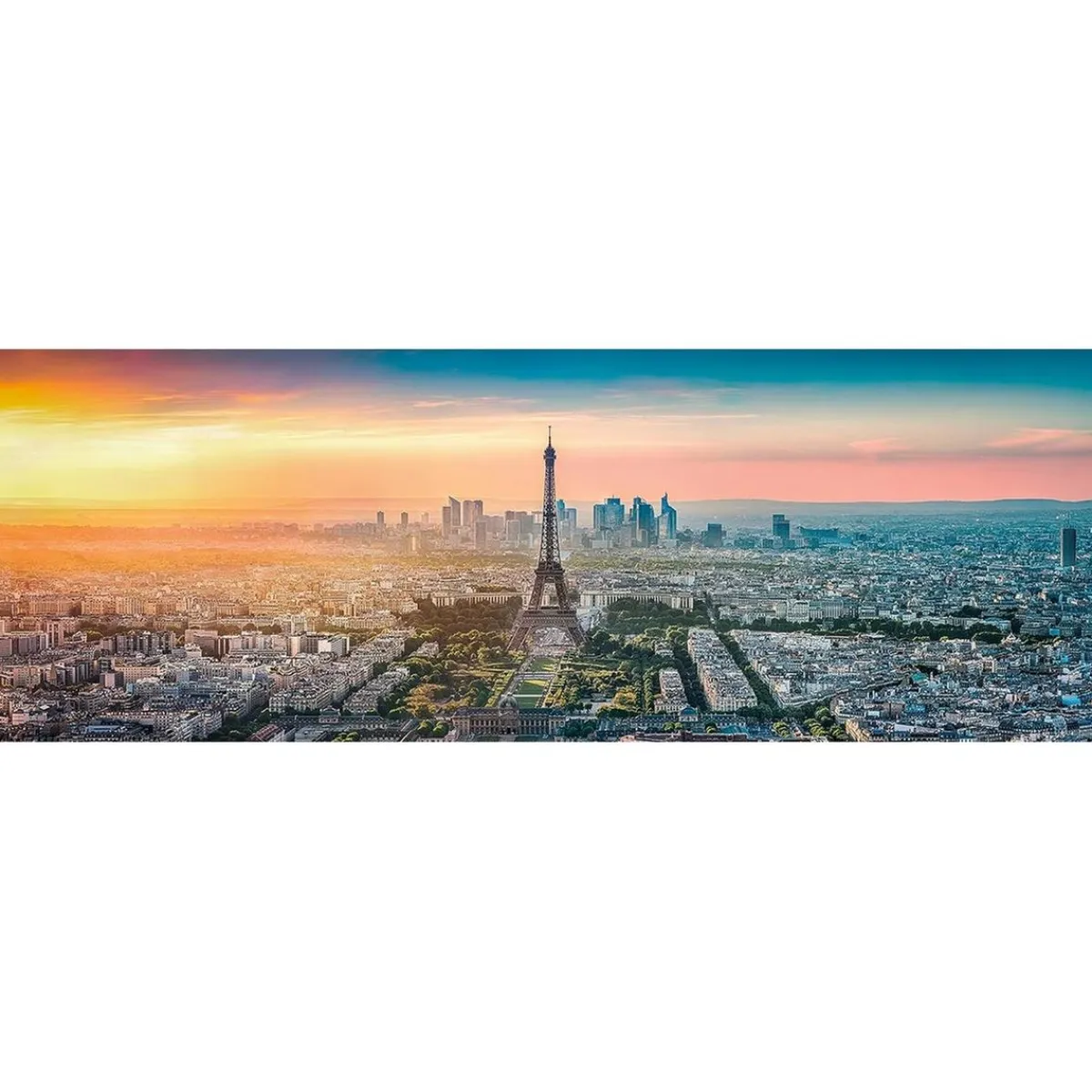 Best - Puzzle panorámico de 1000 piezas, paisajes de ciudades, Skyline de París ㅤ Juegos Y Puzzles