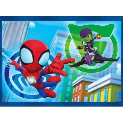 Online - Puzzles progresivos 4 en 1 - Spidey y su Superequipo Juegos Y Puzzles