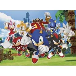 - Sonic the Hedgehog - Puzzle 104 Piezas Sonic Y Sus Amigos ㅤ*CLEMENTONI Outlet