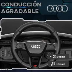 Coche Eléctrico Audi Q8 Etron Sportback 12V Negro Vehículos De Batería O A Pedales