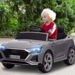 Coche Eléctrico Audi Q8 Etron Sportback 12V Gris*AIYAPLAY Clearance