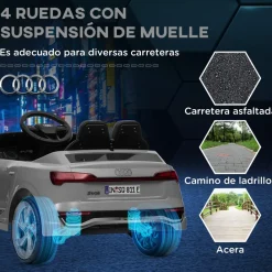 Coche Eléctrico Audi Q8 Etron Sportback 12V Gris*AIYAPLAY Clearance