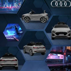 Coche Eléctrico Audi Q8 Etron Sportback 12V Gris*AIYAPLAY Clearance