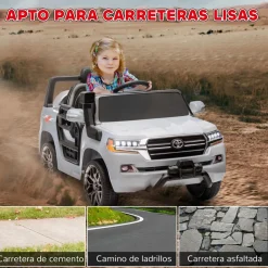Coche eléctrico Toyota LAND CRUISER Gris*AIYAPLAY Outlet