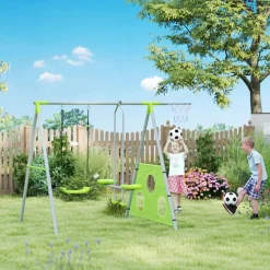 Conjunto de columpios 4 en 1 Verde*AIYAPLAY New