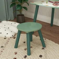 Conjunto de mesa y silla con estante integrado Verde*AIYAPLAY Sale