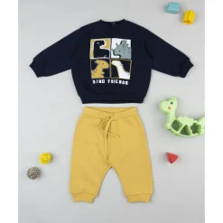 Best Conjunto de niño azul y amarillo Dino Niño·Bebé Niño 3-36 Meses|Bebé Niño 3-36 Meses·Conjuntos Y Deporte