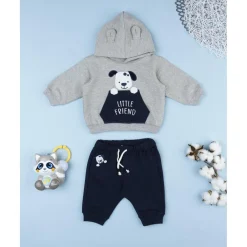 Outlet Conjunto felpa niño gris y azul con perrito Niño·Bebé Niño 3-36 Meses|Bebé Niño 3-36 Meses·Conjuntos Y Deporte