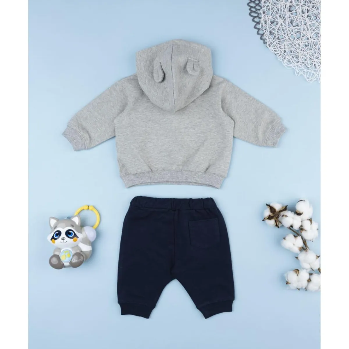 Outlet Conjunto felpa niño gris y azul con perrito Niño·Bebé Niño 3-36 Meses|Bebé Niño 3-36 Meses·Conjuntos Y Deporte