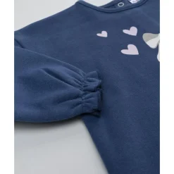 Conjunto jogging azul y beige para niña con perrito*Prenatal Sale