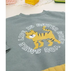 Conjunto jogging bebé verde y amarillo*Prenatal