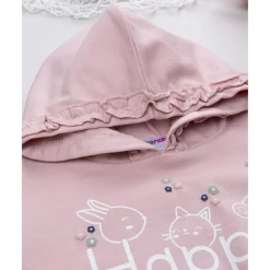 Conjunto jogging niña rosa 