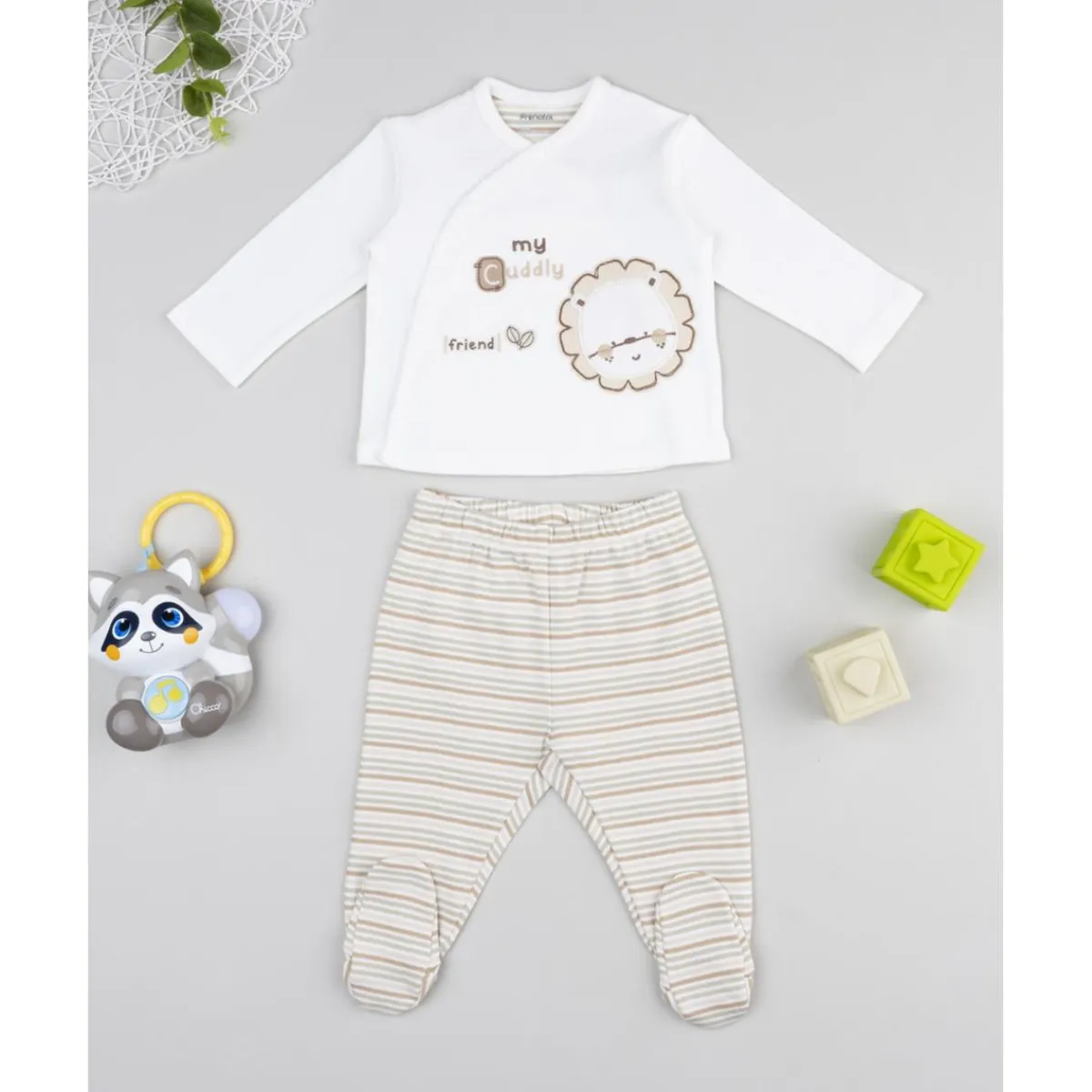Conjunto leoncito beige*Prenatal