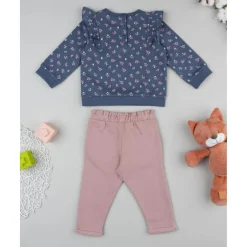 Best Conjunto niña azul y rosa con flores Niña·Bebé Niña 3-36 Meses|Bebé Niña 3-36 Meses·Vestidos, Conjuntos Y Deporte