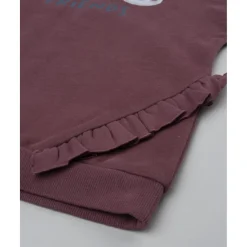 Discount Conjunto niña sudadera burdeos + pantalón azul con volante Niña·Niña 2-10 Años|Niña 2-10 Años·Vestidos, Conjuntos Y Deporte