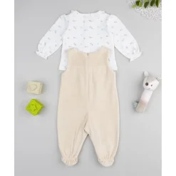 Online Conjunto peto beige Ropa Y Accesorios·Peleles|Recién Nacido·Ropa Y Accesorios