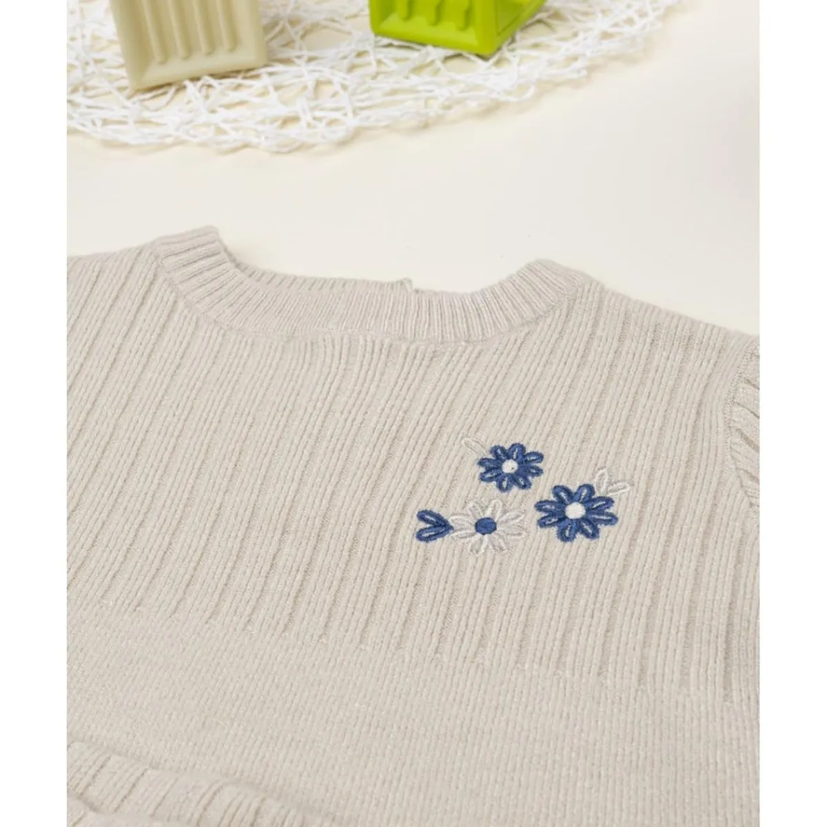 New Conjunto tricot niña en tono beige Niña·Bebé Niña 3-36 Meses|Bebé Niña 3-36 Meses·Vestidos, Conjuntos Y Deporte