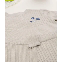 New Conjunto tricot niña en tono beige Niña·Bebé Niña 3-36 Meses|Bebé Niña 3-36 Meses·Vestidos, Conjuntos Y Deporte