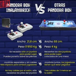 Consola de juego Pandora Box 3D 10.000 juegos*KLACK EUROPE Best