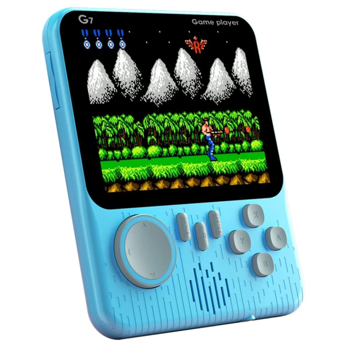 Clearance Consola de juegos G7 666 juegos azul Figuras De Acción