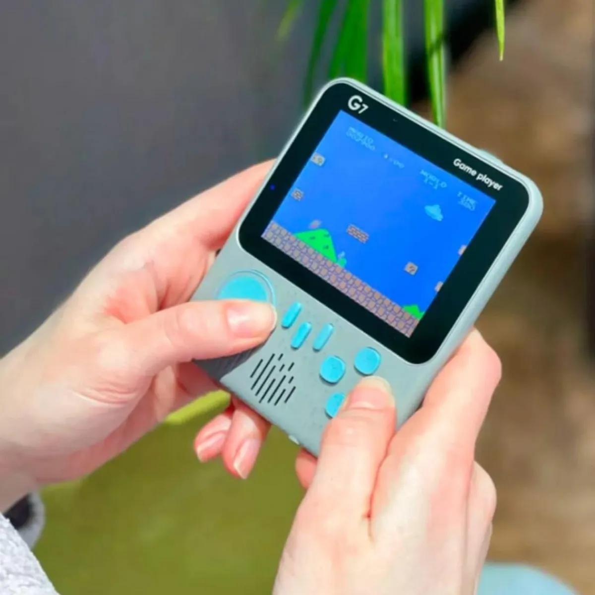 Clearance Consola de juegos G7 666 juegos azul Figuras De Acción