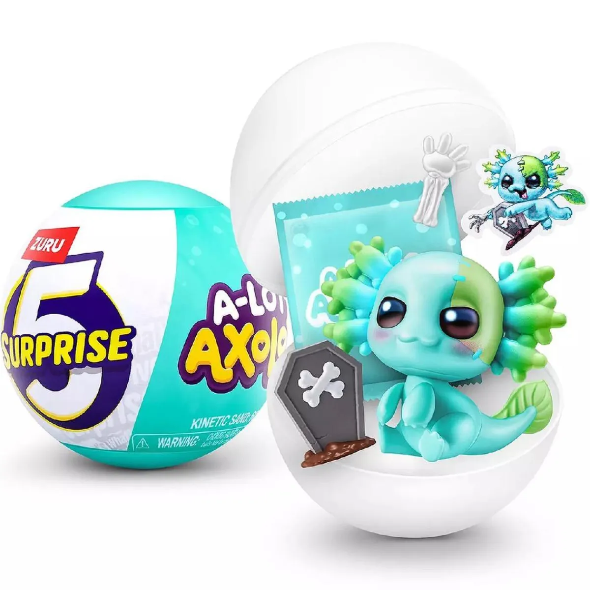 Cápsula 5 sorpresas A-Lot-A Axolotls*BABY STAR BY GARESSI Hot