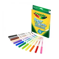 Online - 12 Rotuladores Super punta lavables Arte Y Manualidades