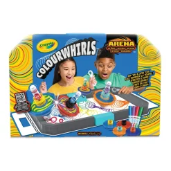 - Colourwhirls Arena de Combate + 4 Pinta Peonzas*CRAYOLA Hot
