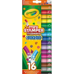- - 16 rotuladores lavables con punta de sello Pip Squeaks, colores surtidos, para escuela y ocio ㅤ*CRAYOLA Sale