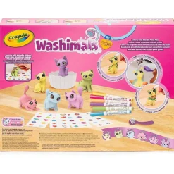 New - Kit de actividades Washimals Pets para colorear y bañar animales bebés con pegatinas en colores pastel Arte Y Manualidades