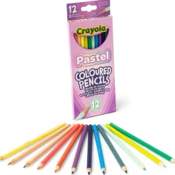 - Lápices de colores pastel de dibujo, caja de 12 colores ㅤ*CRAYOLA Clearance