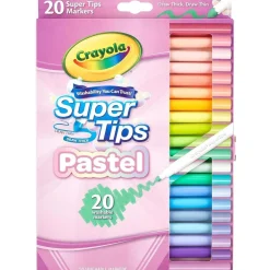 Best - Rotuladores Super Tips Lavables Colores Pastel, Pack de 20 ㅤ Arte Y Manualidades