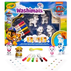 - Washimals: Patrulla Canina - 4 cachorros para pintar y lavar*CRAYOLA Discount