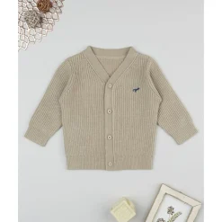 New Cárdigan de niño beige de punto tricot Niño·Bebé Niño 3-36 Meses|Bebé Niño 3-36 Meses·Jerséis Y Cardigans