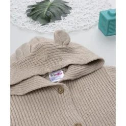 Cárdigan de niño marrón tricot con capucha*Prenatal Discount