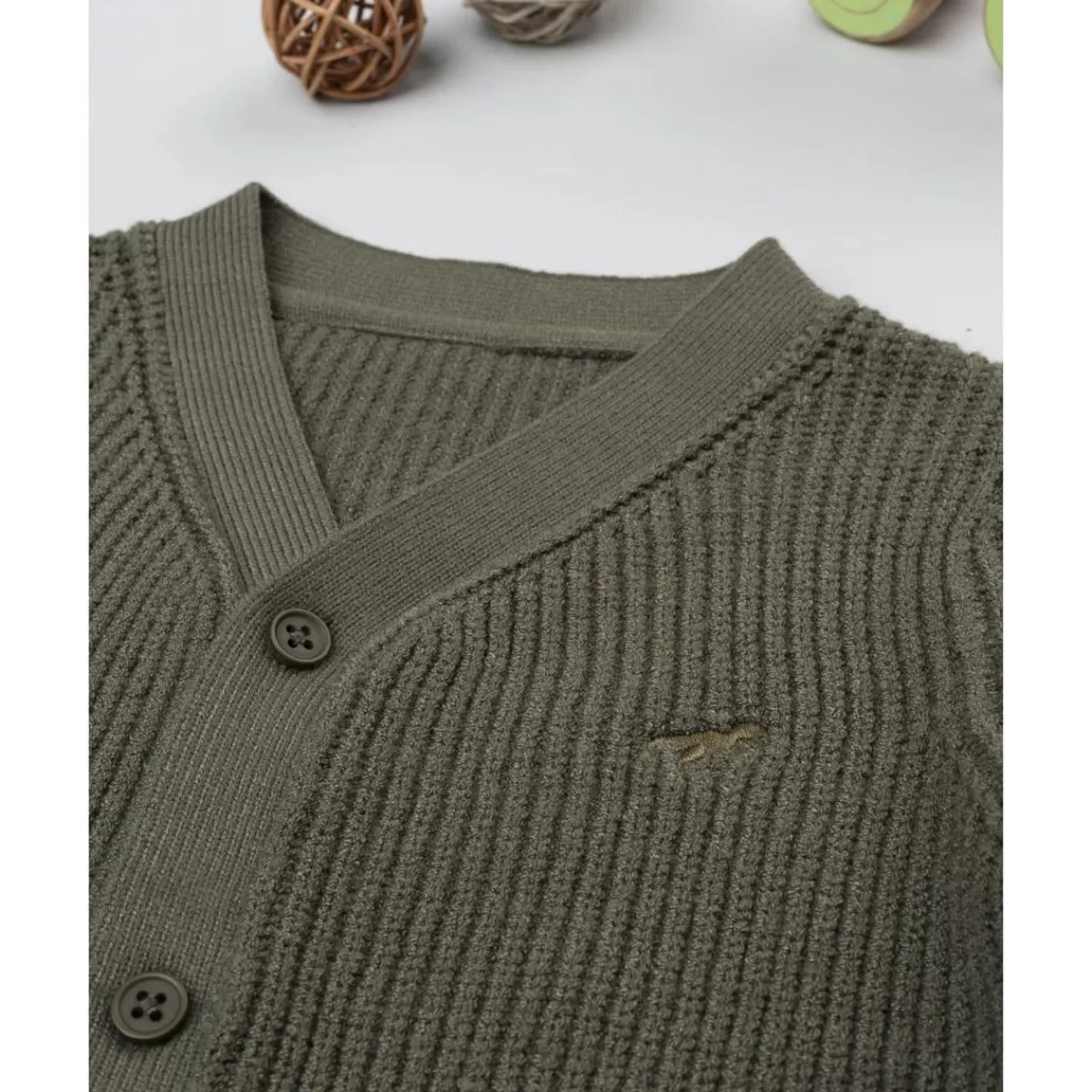 Best Cárdigan de niño verde tricotado Niño·Bebé Niño 3-36 Meses|Bebé Niño 3-36 Meses·Jerséis Y Cardigans