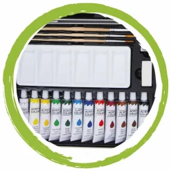 Creamania - Maletín metálico con accesorios de pintura*CREAMANIA UNISEX Discount