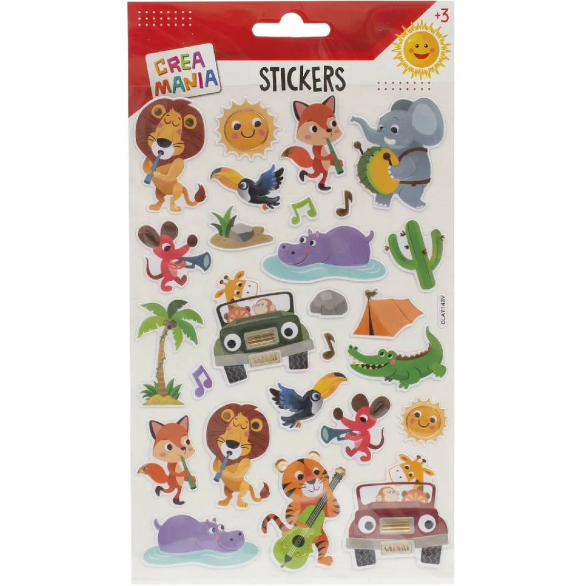 Creamania - Pegatinas Animales Selva/Mar (varios modelos)*CREAMANIA UNISEX Best