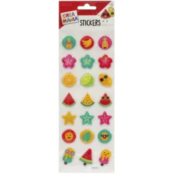 Creamania - Pegatinas Comidas/Frutas (varios modelos)*CREAMANIA UNISEX