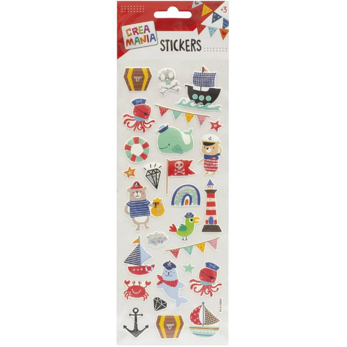 New Creamania - Pegatinas Marineros/Dinosaurios (varios modelos) Deportes