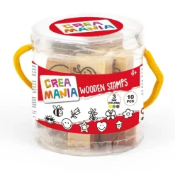 Hot Creamania - Set 10 sellos de madera Arte Y Manualidades