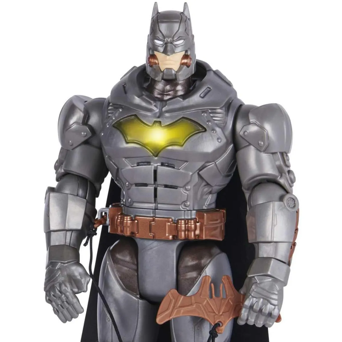 DC Cómics - - Figura articulada electrónica 30 cm con accesorios y sonidos ㅤ*BATMAN Clearance