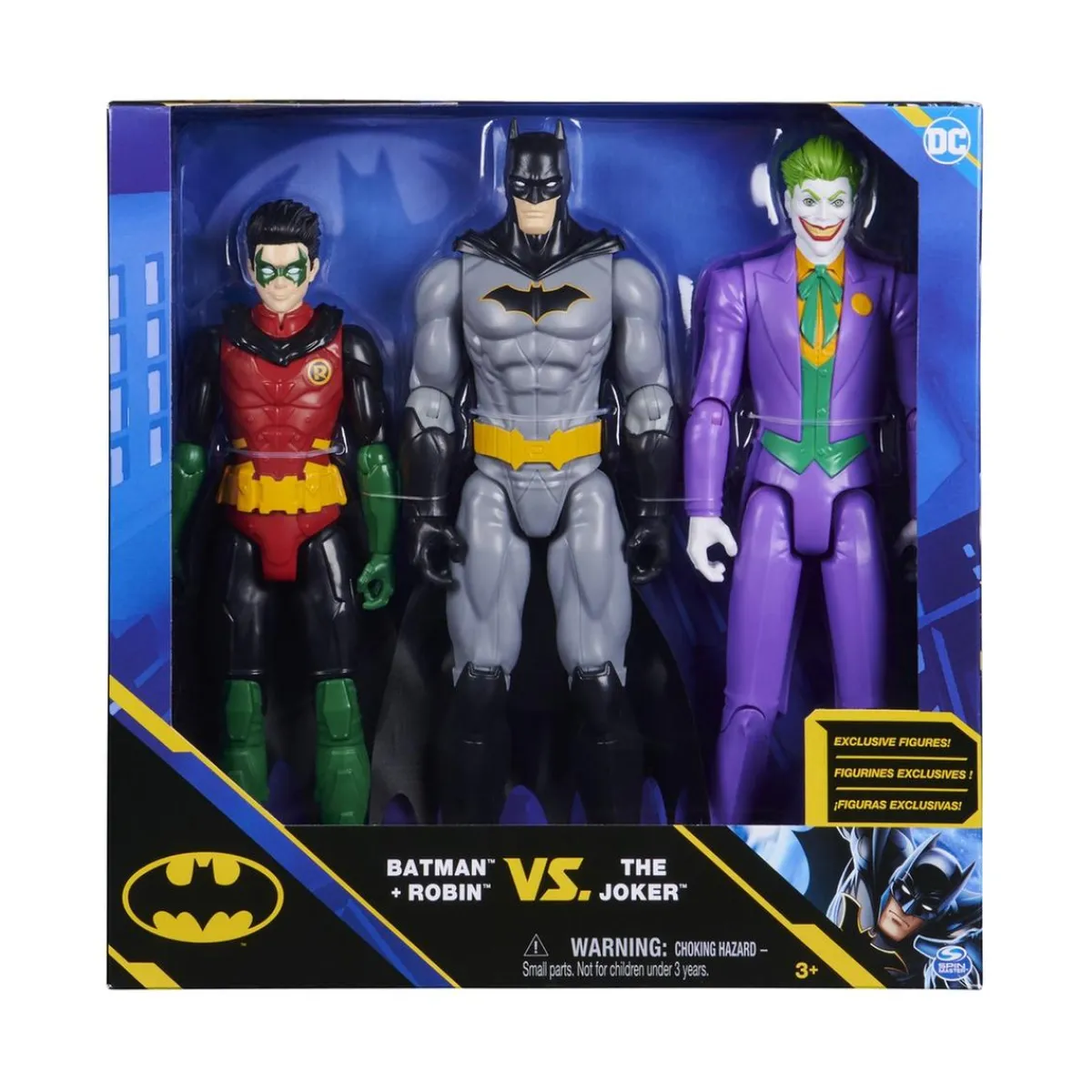 DC Cómics - Batman - Pack 3 Figuras Acción 30 cm*SPIN MASTER Best