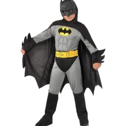 Best DC Cómics - Disfraz gris con músculos 8-10 años Disfraces|Halloween