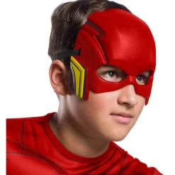 DC Cómics - Disfraz Flash clásico con pecho musculoso y máscara para Halloween y Carnaval ㅤ*RUBIE'S Online